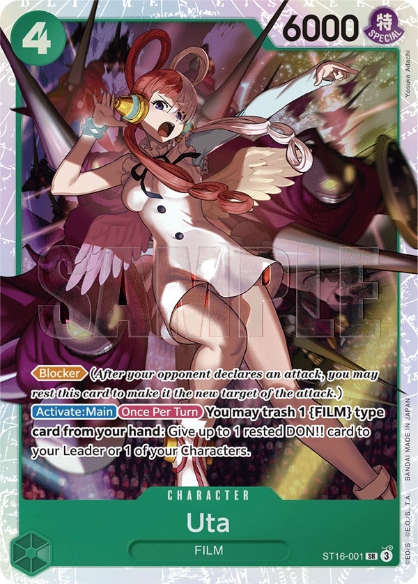 Uta ST16-001 One Piece card