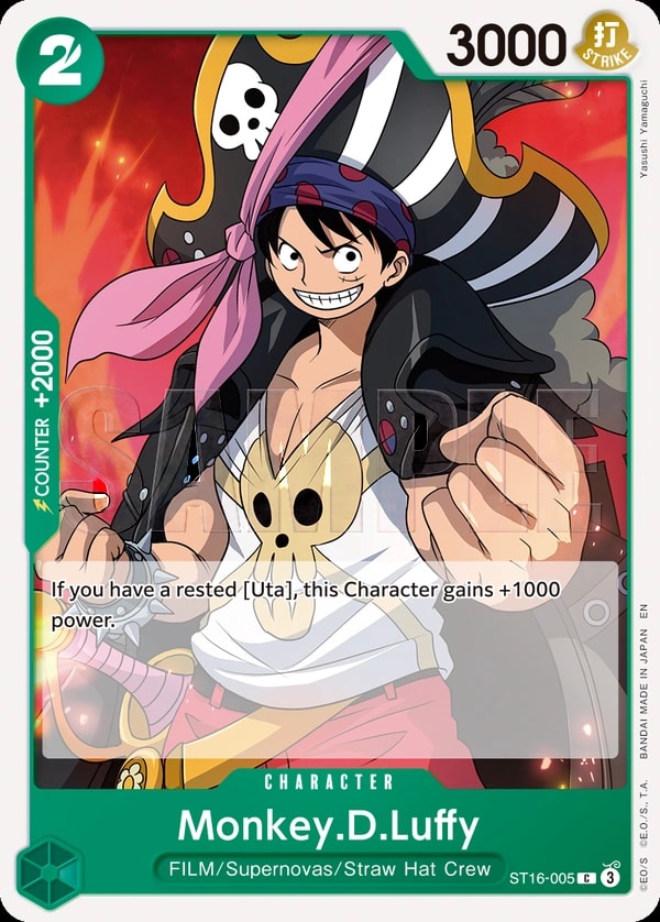 Monkey.D.Luffy - ST16-005 (005) (Reprint) One Piece card
