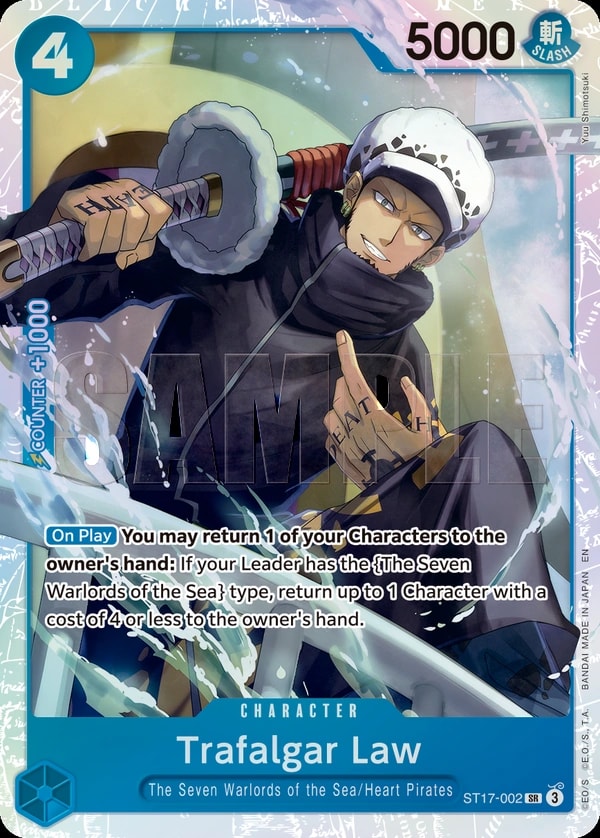 Trafalgar Law - ST17-002 (002) (Reprint) One Piece card
