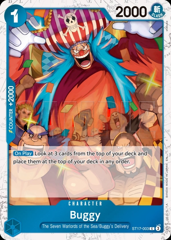 Buggy - ST17-003 (ST17-003) — Common One Piece card