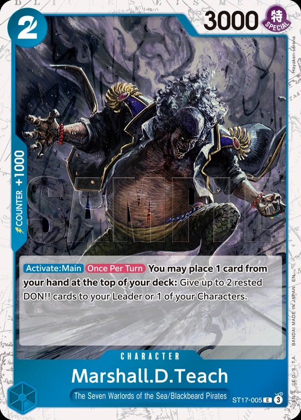 Marshall.D.Teach - ST17-005 (ST17-005) — Common One Piece card