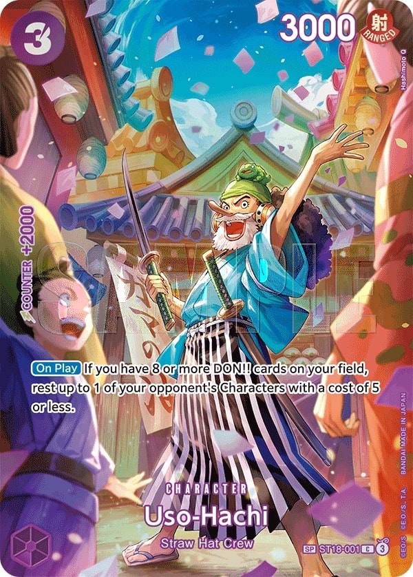 Uso-Hachi (ST18-001) — Common One Piece card