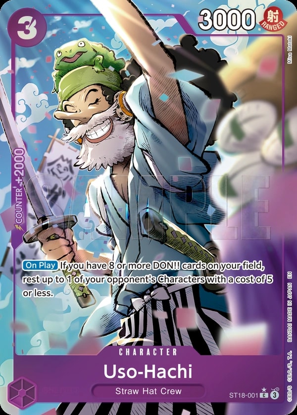 Uso-Hachi (001) (Alternate Art) One Piece card