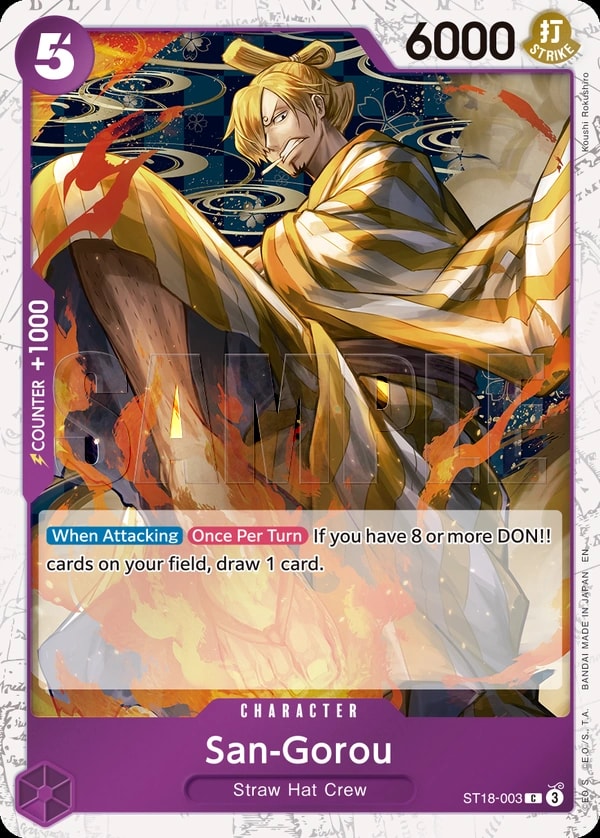 San-Gorou (ST18-003) — Common One Piece card