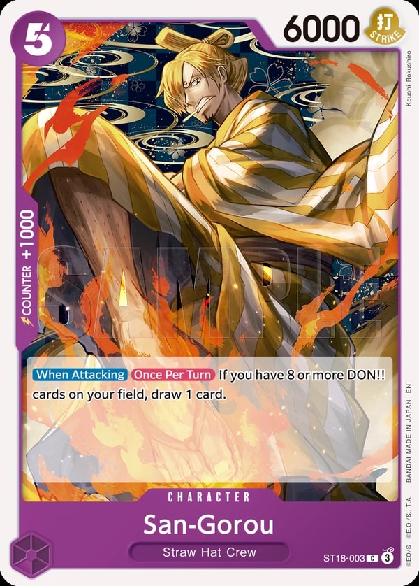 San-Gorou (003) (Reprint) One Piece card