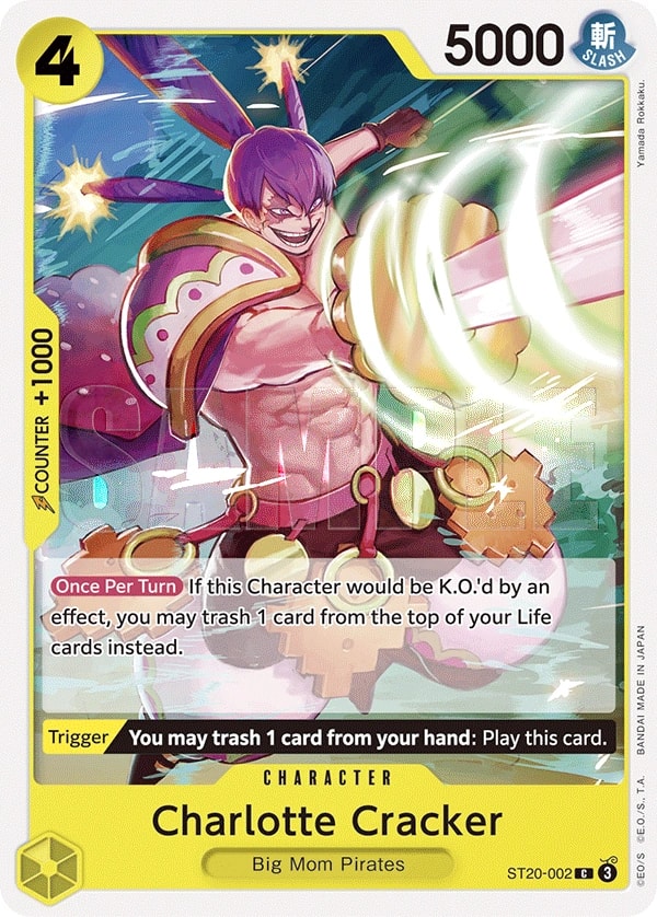 Charlotte Cracker (ST20-002) — Common One Piece card
