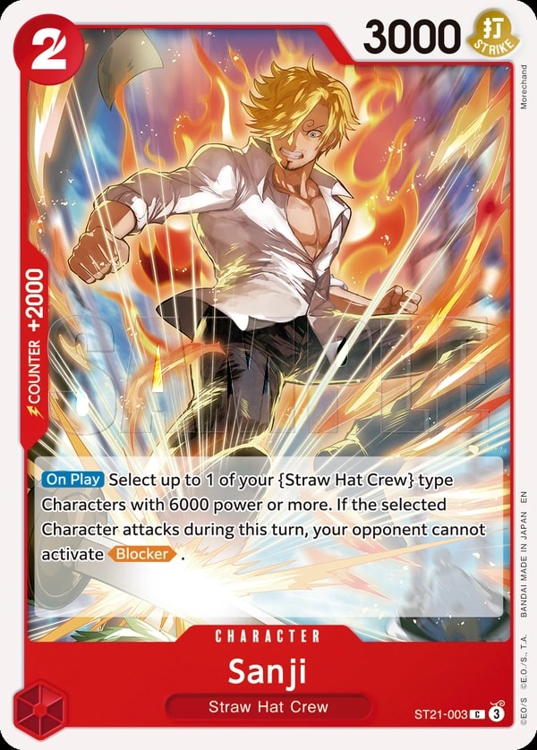 Sanji - ST21-003 (003) (Reprint) One Piece card