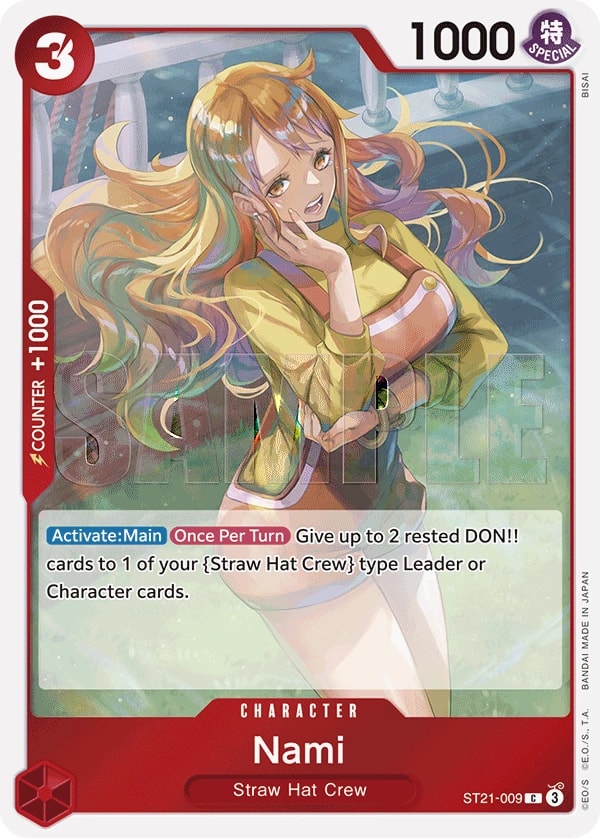 Nami (ST21-009) — Common One Piece card