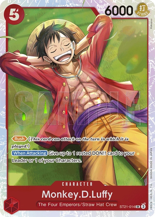 Monkey.D.Luffy ST21-014 One Piece card