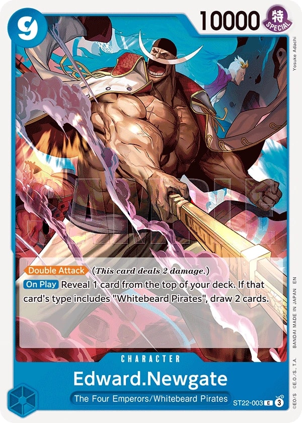 Edward.Newgate (003) (Parallel) One Piece card