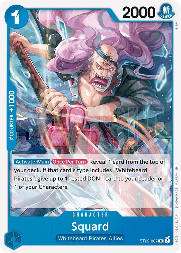Squard ST22-007 One Piece card