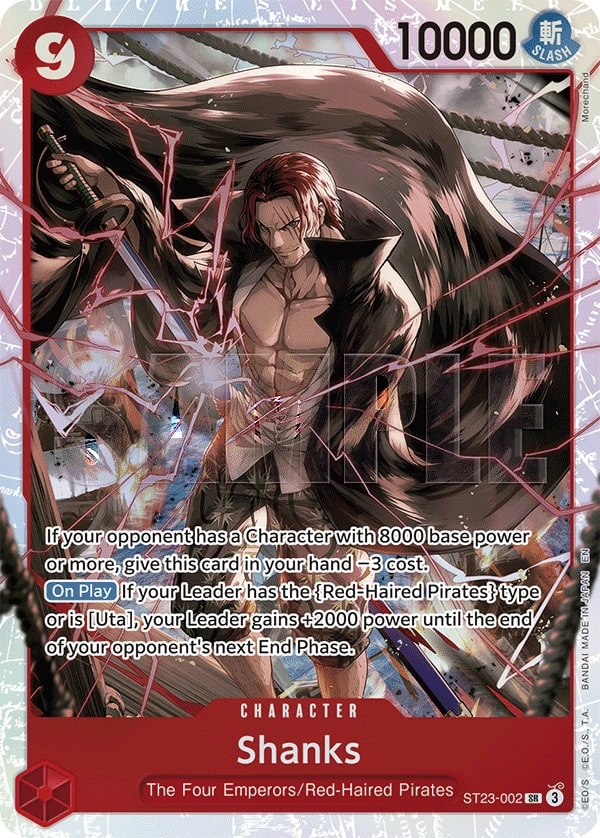 Shanks ST23-002 One Piece card