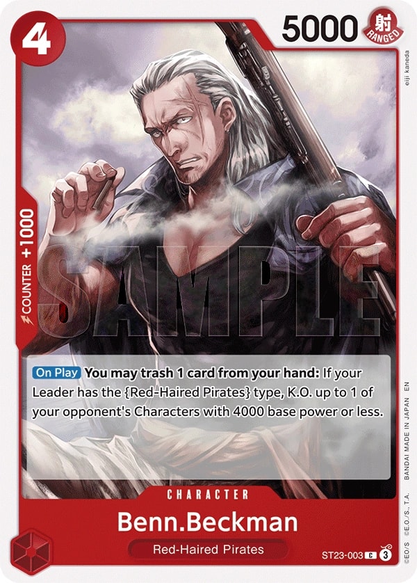 Benn.Beckman ST23-003 One Piece card
