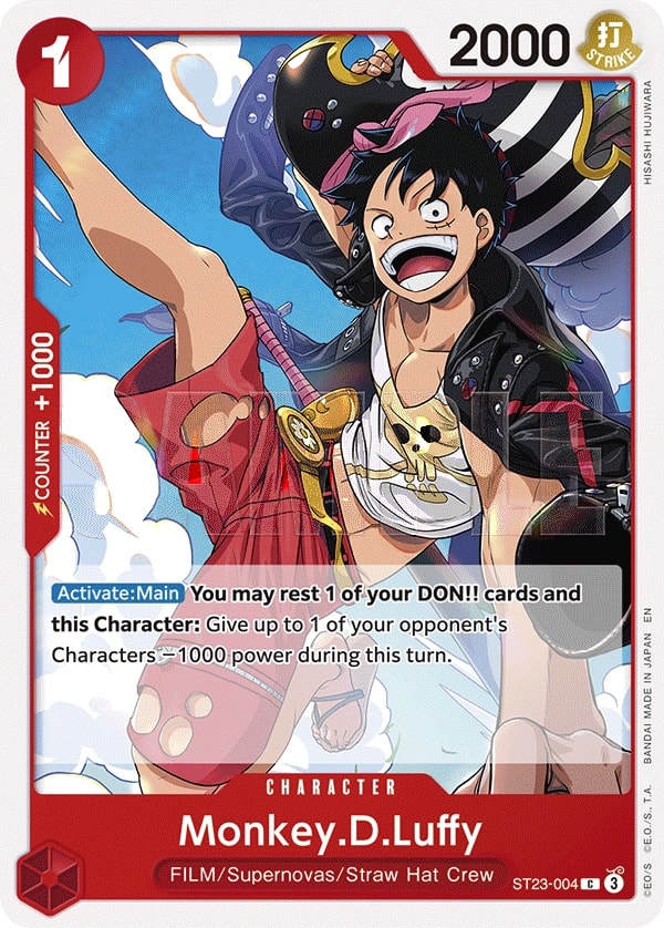 Monkey.D.Luffy ST23-004 One Piece card