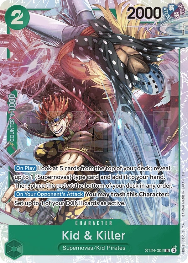Kid & Killer ST24-002 One Piece card