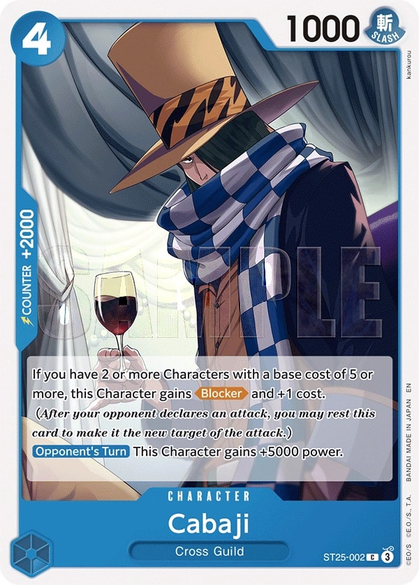 Cabaji One Piece card
