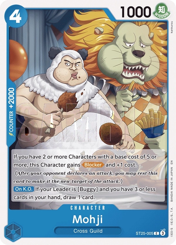 Mohji One Piece card