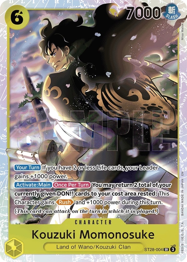 Kouzuki Momonosuke One Piece card