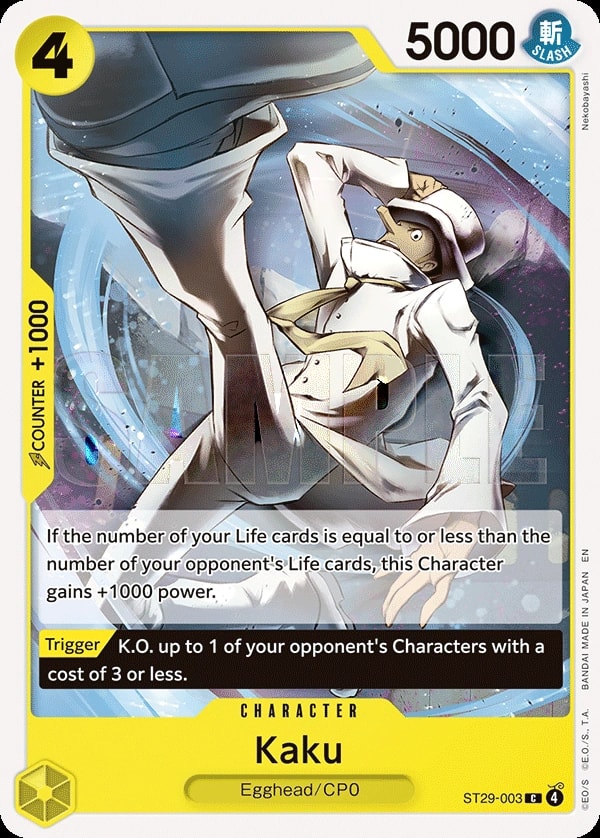Kaku One Piece card