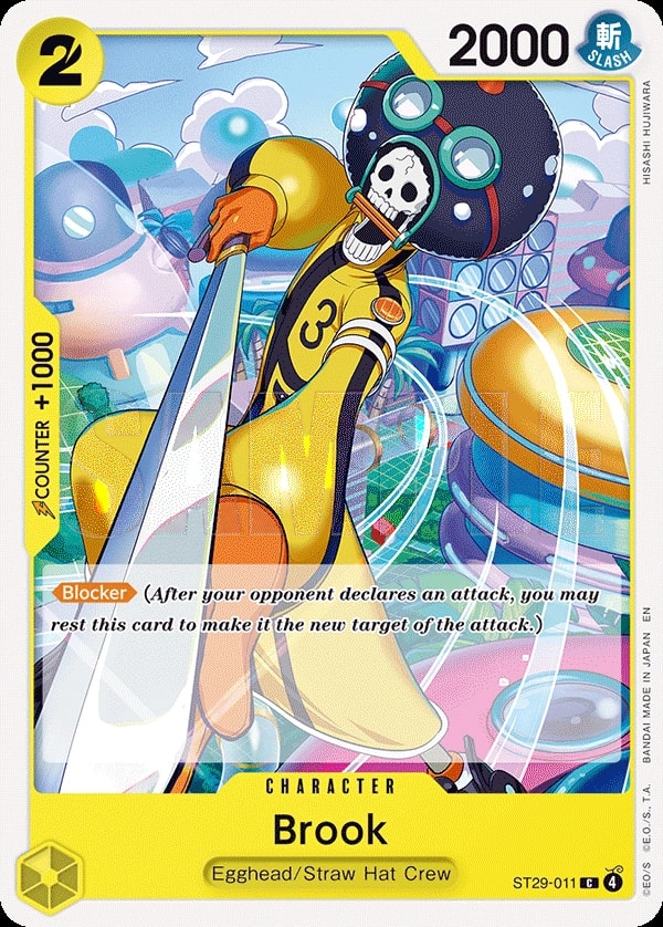 Brook (011) (Full Art) One Piece card