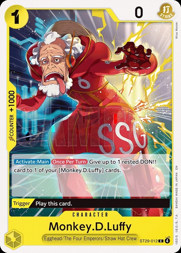 Monkey.D.Luffy One Piece card