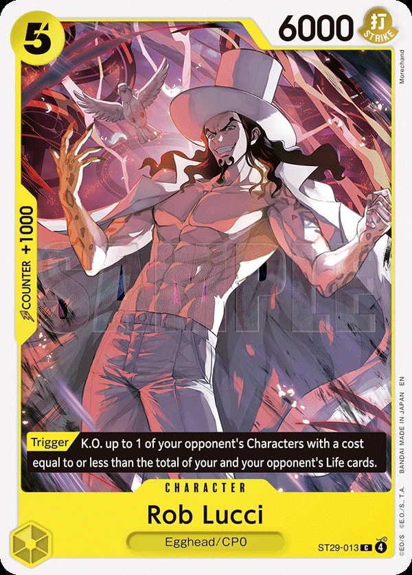 Rob Lucci One Piece card