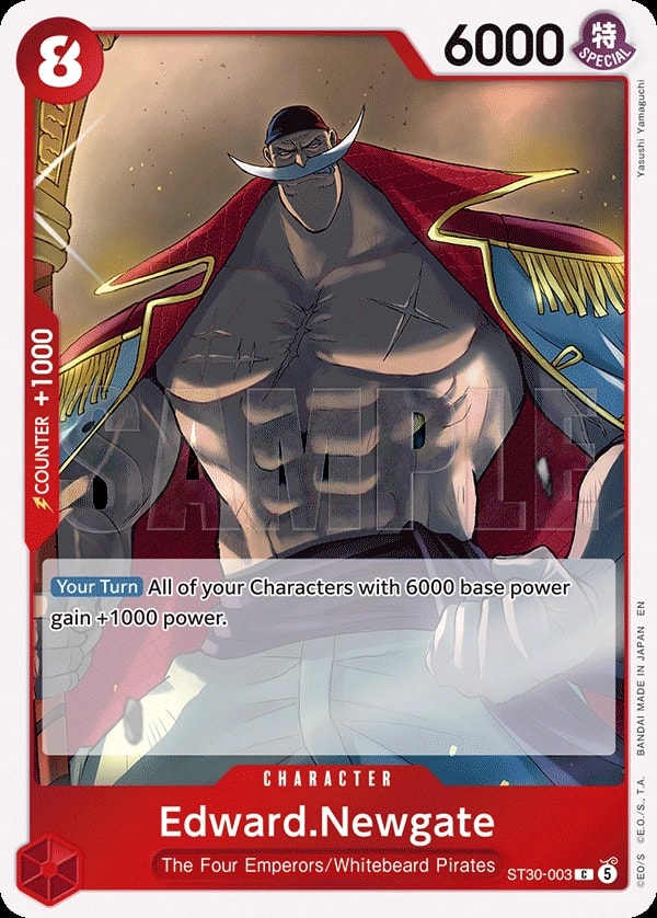 Edward.Newgate One Piece card