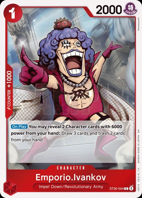 Emporio.Ivankov One Piece card