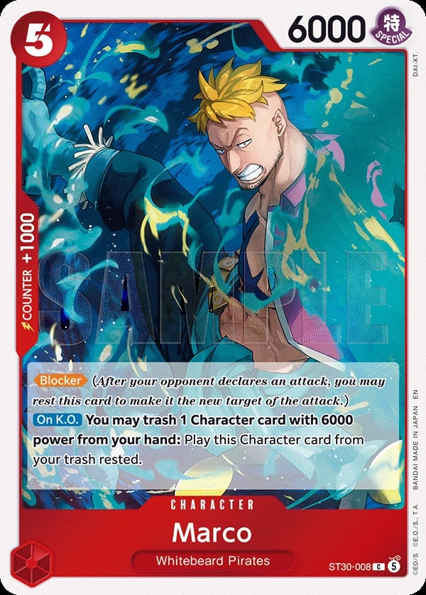 Marco (008) (Full Art) One Piece card
