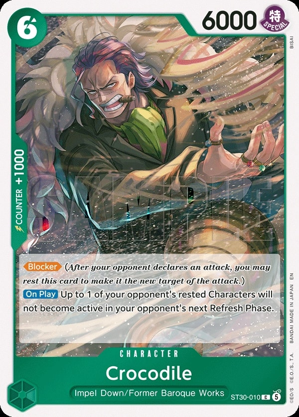 Crocodile (010) (Full Art) One Piece card