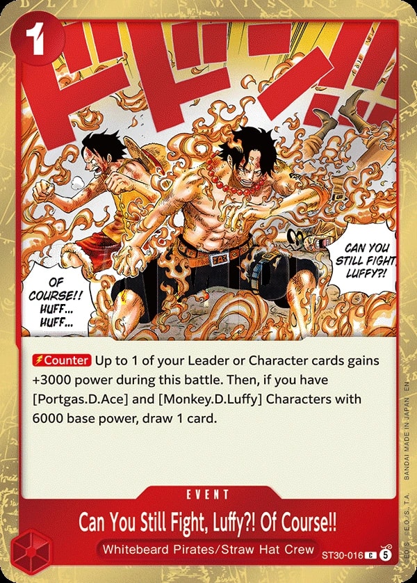 Can You Still Fight, Luffy?! Of Course!! (016) (Parallel) One Piece card