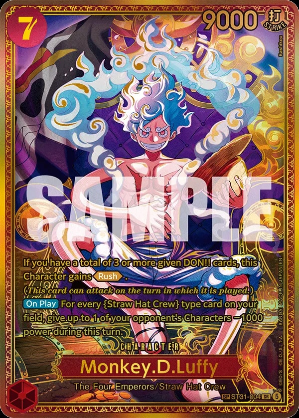 Starter Deck 31: RED Monkey.D.Luffy One Piece set cover card