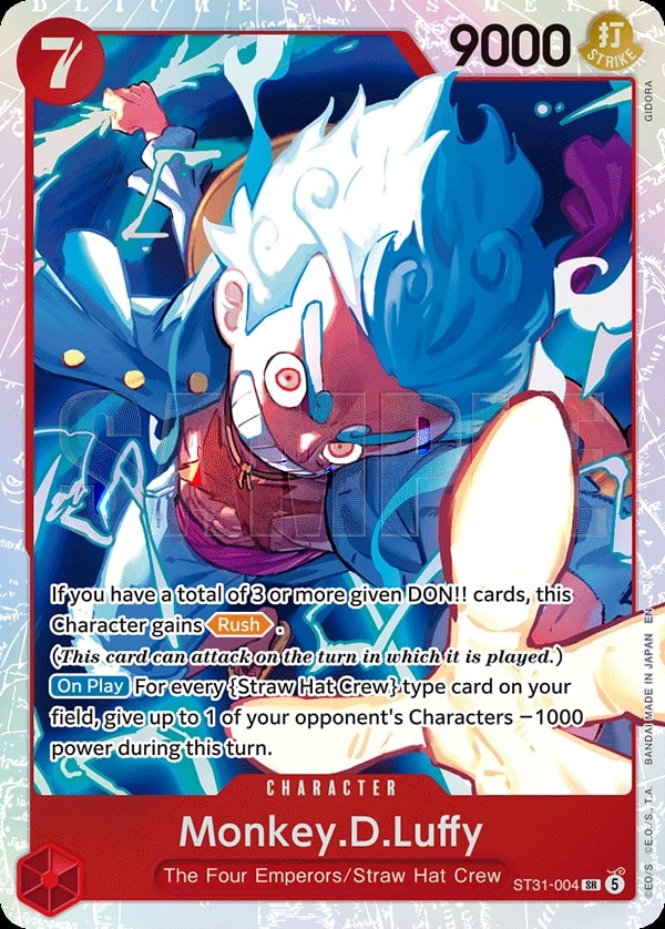 Monkey.D.Luffy One Piece card