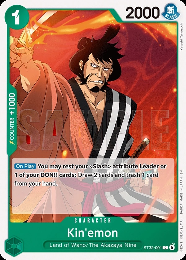 Kin'emon One Piece card