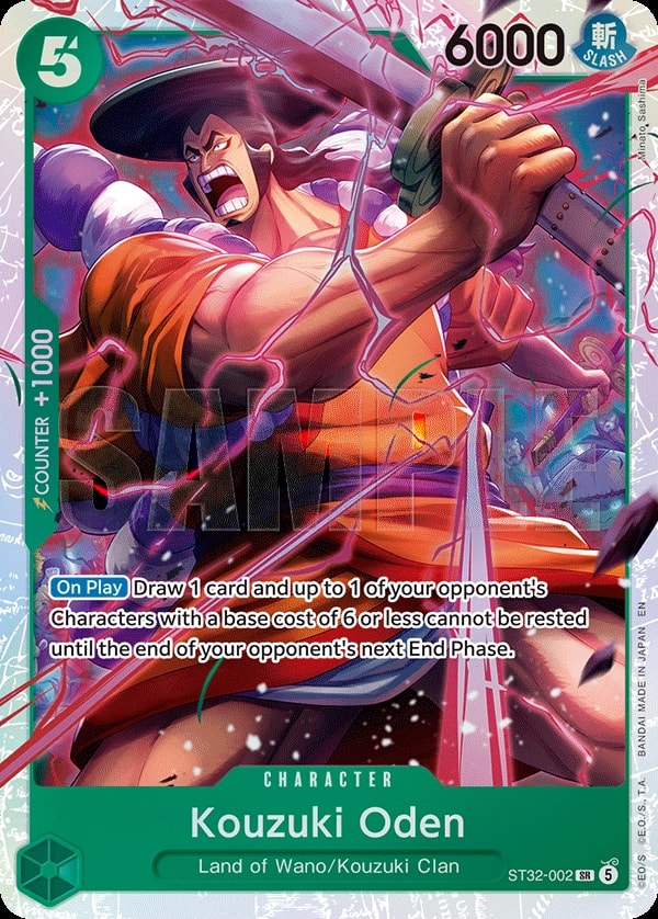 Kouzuki Oden One Piece card