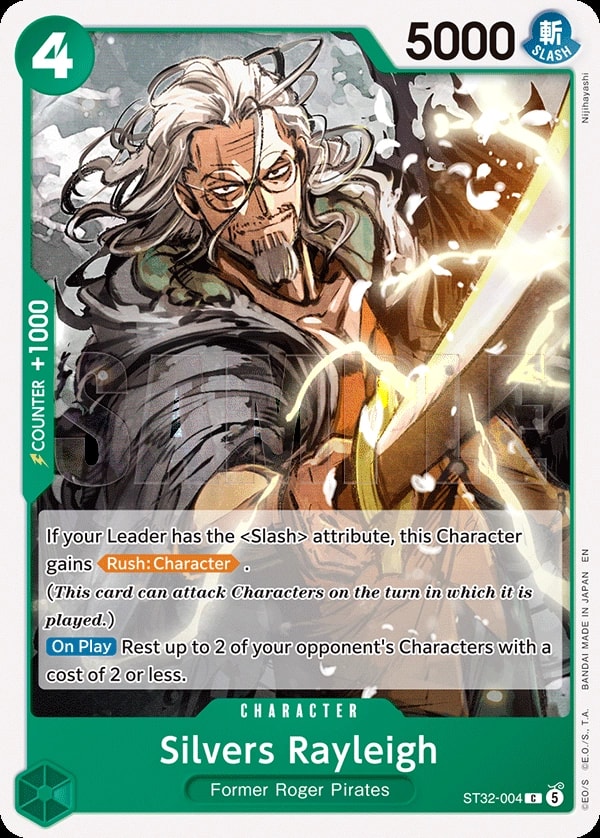 Silvers Rayleigh One Piece card