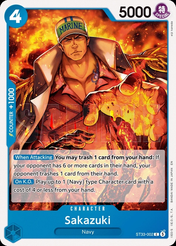 Sakazuki One Piece card