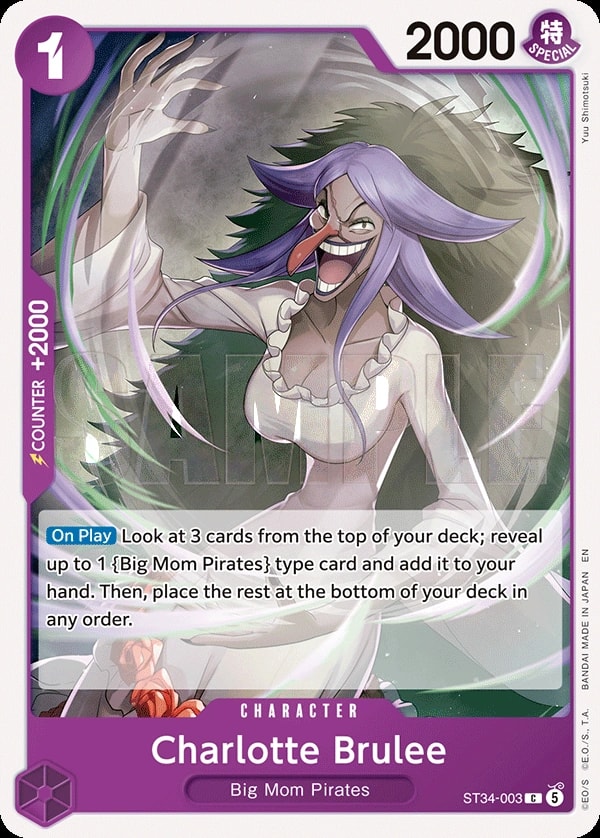 Charlotte Brulee One Piece card