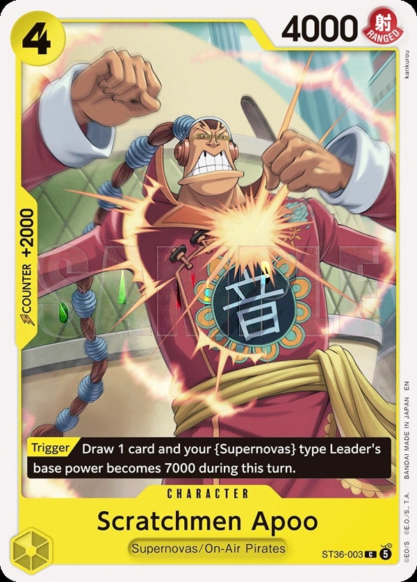 Scratchmen Apoo One Piece card