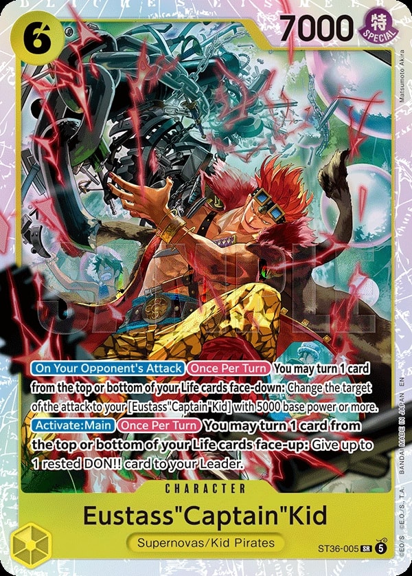 Eustass"Captain"Kid One Piece card